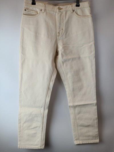 Paul Smith Women's Tapered Off White Denim Jeans Size W27 **** V213