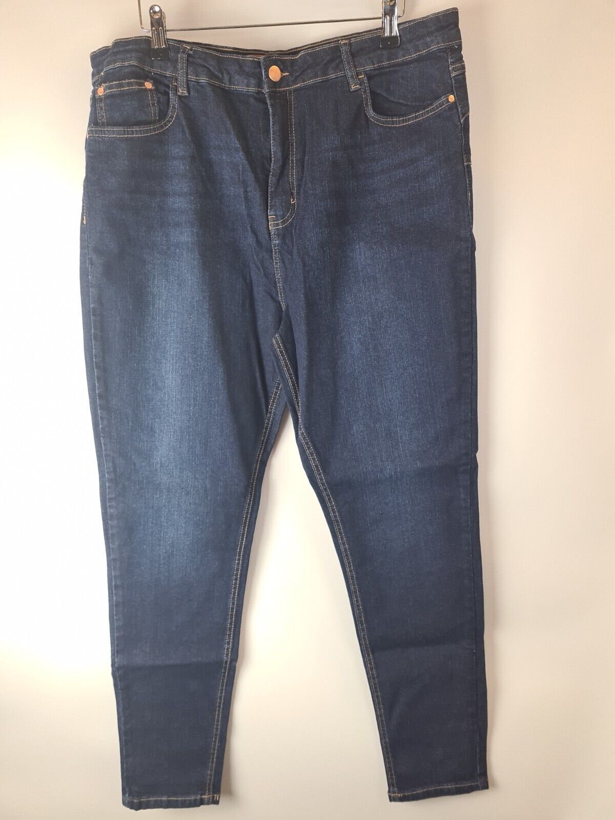 Wallis Ellie Skinny Leg Jeans Dark Wash Size UK 18 **** V31O