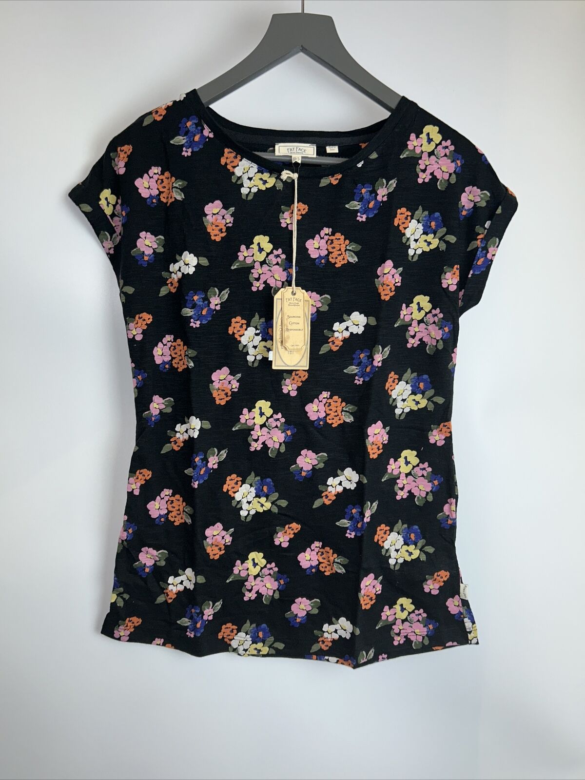 Faceface Ivy Wild Posy Print T-Shirt. UK 6 **** Ref V99