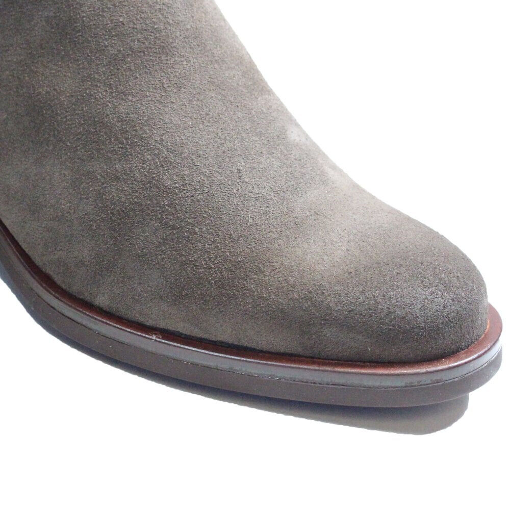 Clarks Memi Zip Taupe Suede Leather Womens Chelsea Boots. UK 4. Ref VS1