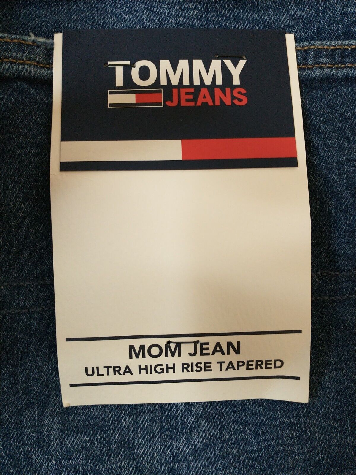 Tommy Jeans High Rise Tapered Denim Medium W40 L32 **** Ref V273