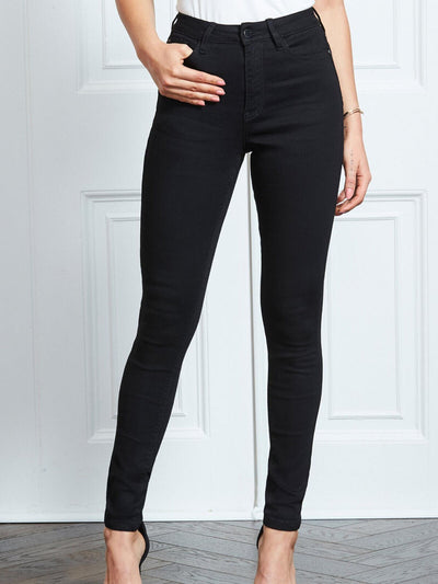 Sosandar Black Sculpting Skinny Jeans Size 14 Regular **** V388