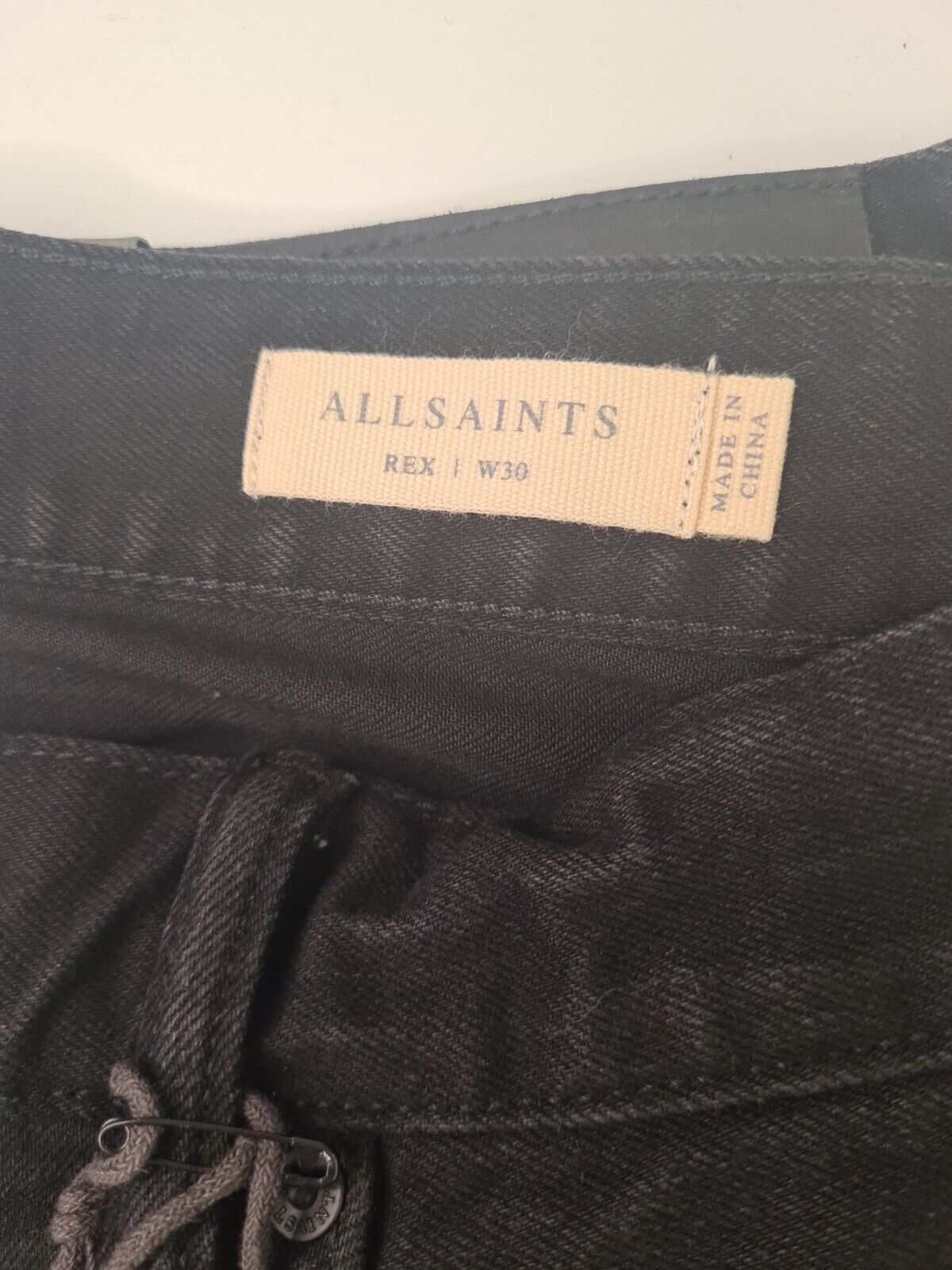 All Saint's Men's Rex Washed Black Jeans W30 **** Ref V262