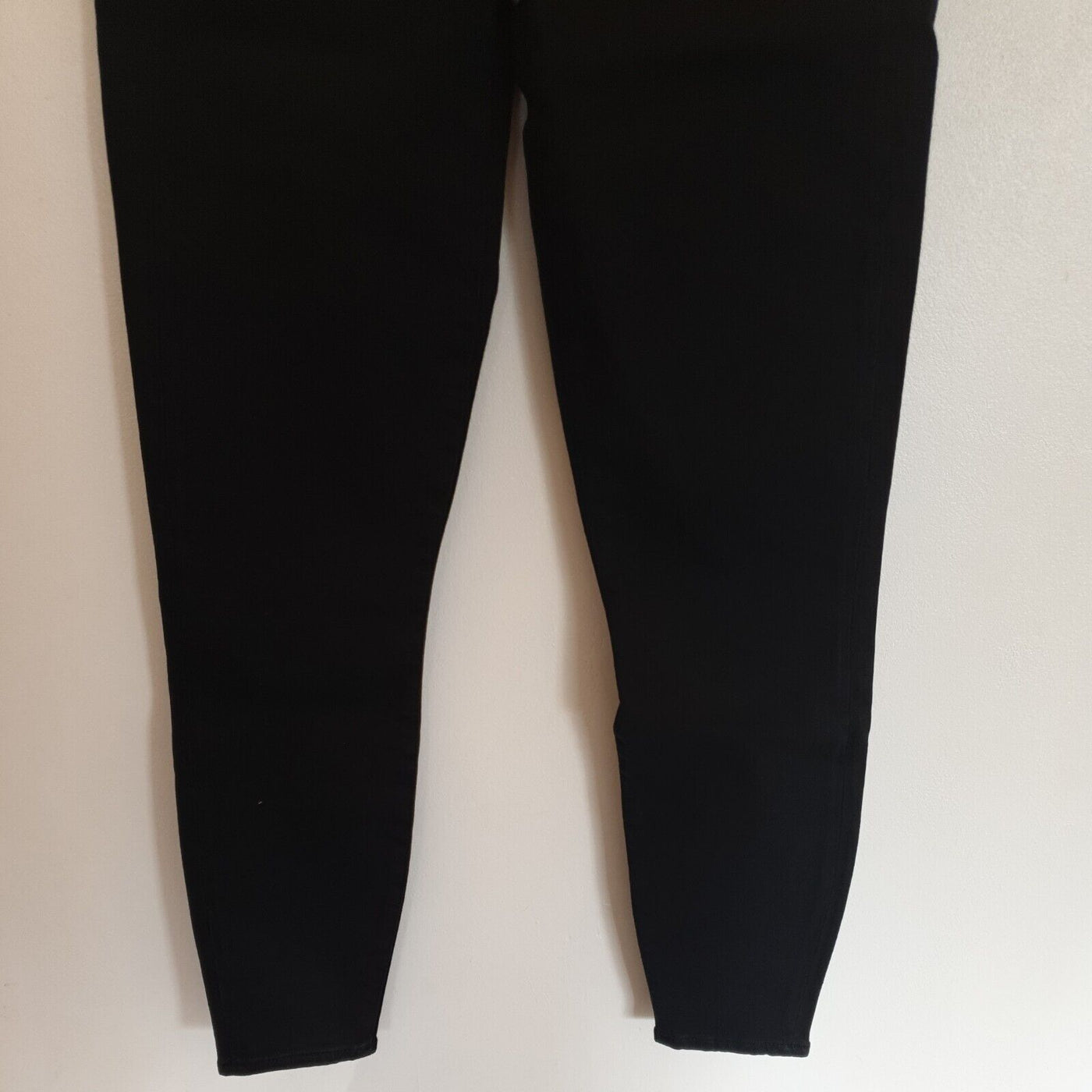 For All Mankind Aubrey Slim Illusion Luxe Gravity Jeans Black Size 26 **** SW13