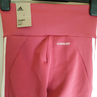 Adidas Womens 7/8 Length High Rise Leggings Uk 2XS****Ref V280