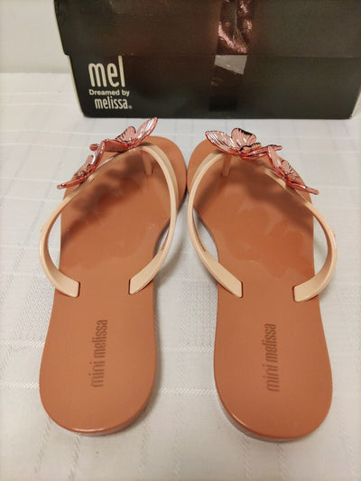 Mini Melissa Kids Flip Flops. Harmonic Butterfly. UK 13. ****RefVS1