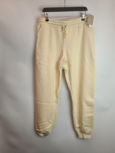 Mango Yellow Elastic Waist Cotton Joggers Size XL/14 **** V349