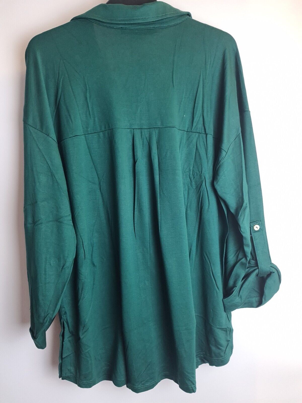 Womens Green Button Up Shirt Size 12 **** V529