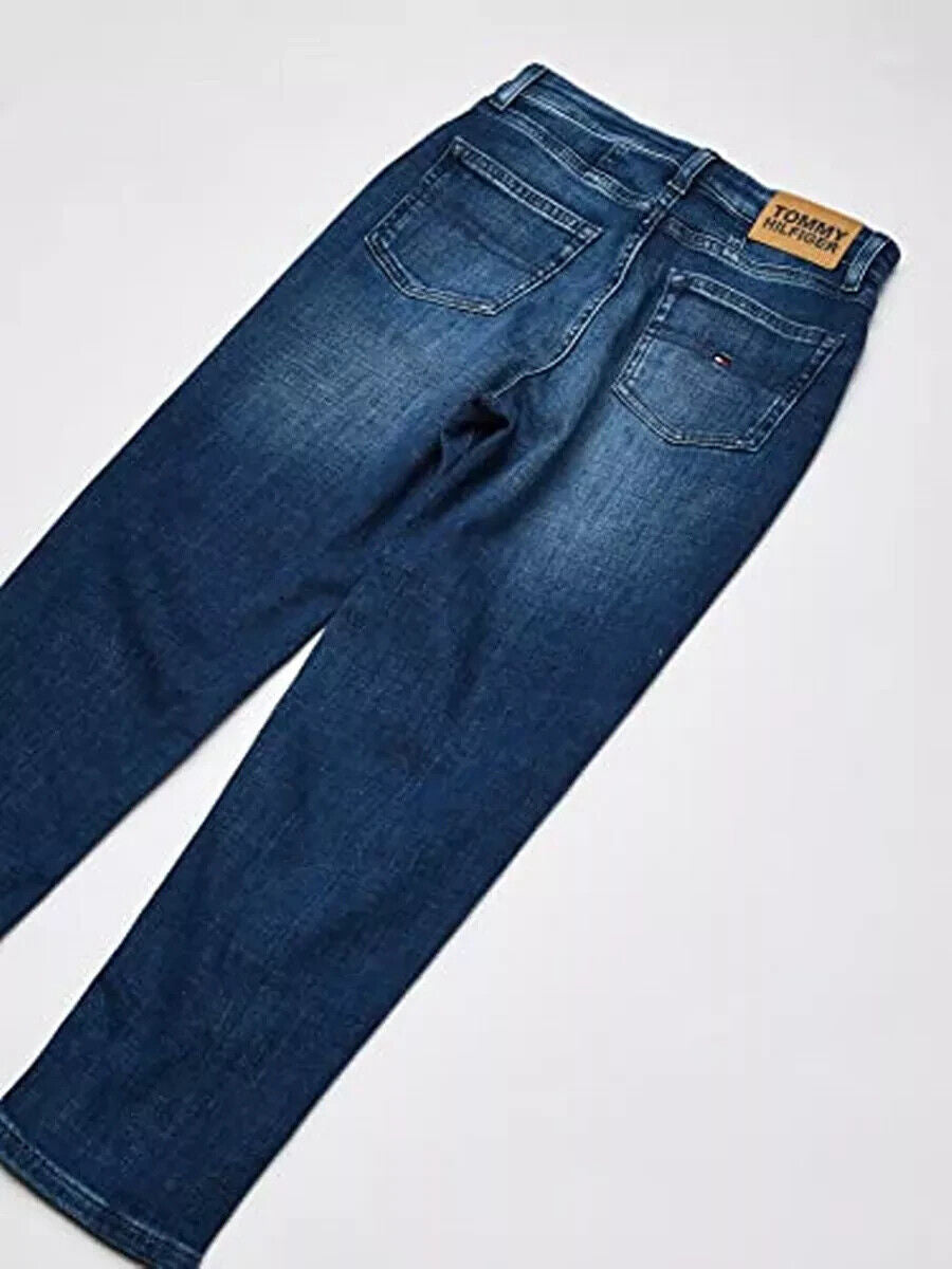 Tommy Hilfiger Girls HR Tapered Blue Jeans Size 12 Years *** SW6