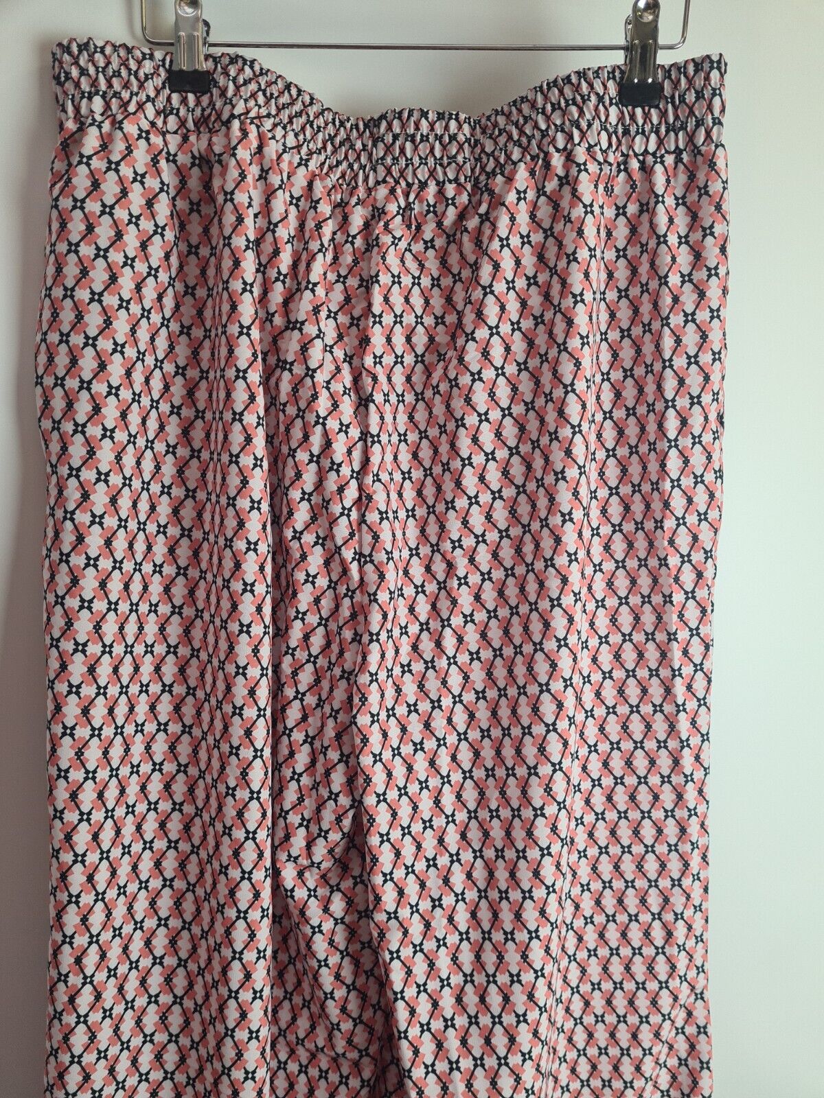 Womens Wide Leg Coral Trousers Size 24 **** V312