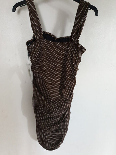 Balneaire Swimsuit Brown Polka-dot Size L Ref A20