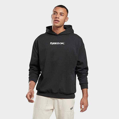 Reebok MYT OTH Black Hoodie with Grey Detail. UK Size XL