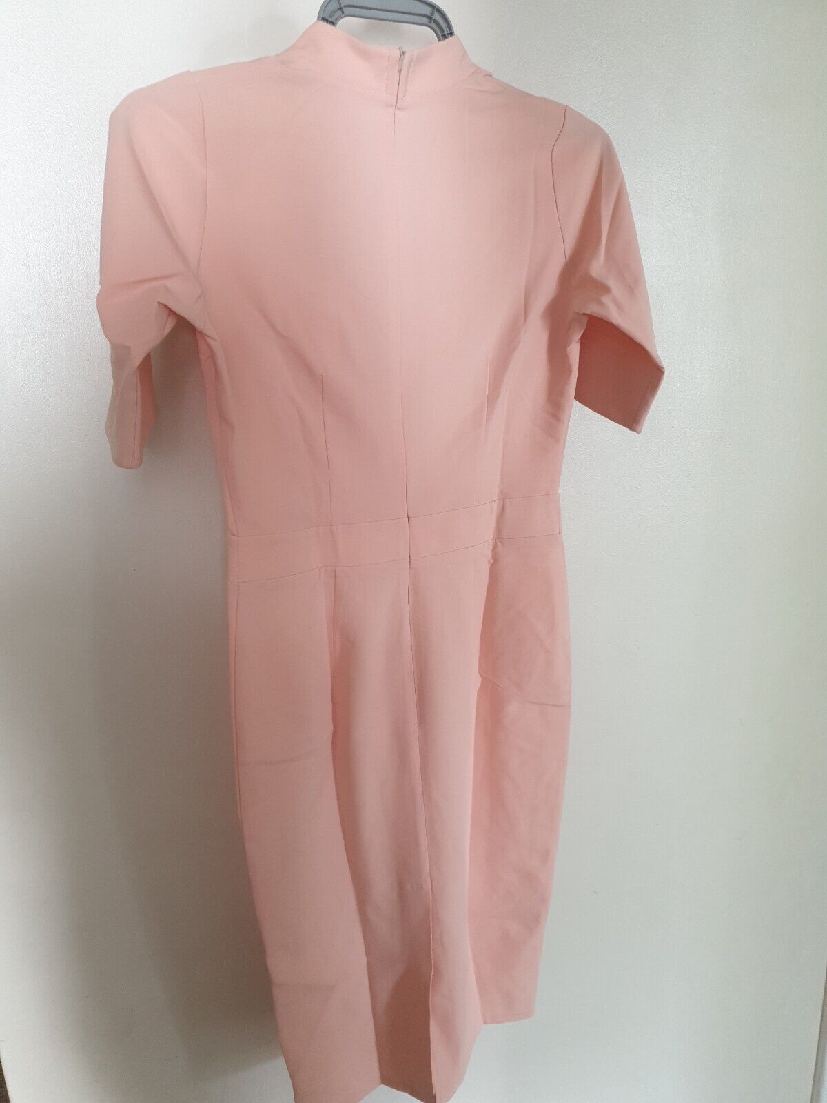 Moe Pink Half Sleeve Knee Length Dress Size M Ref W22