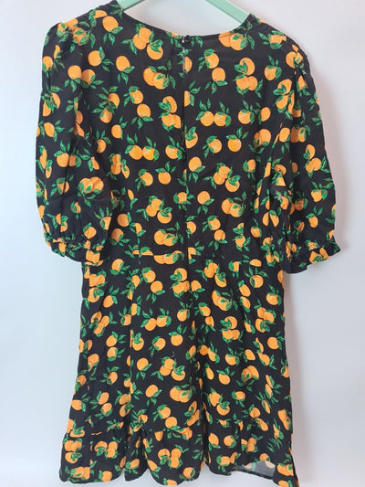 Nobody's Child Serena Mini Dress. Oranges. Size UK 14 **** V84