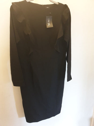 Stylove Black Dress Long Sleeve Size XXL Ref Hv7