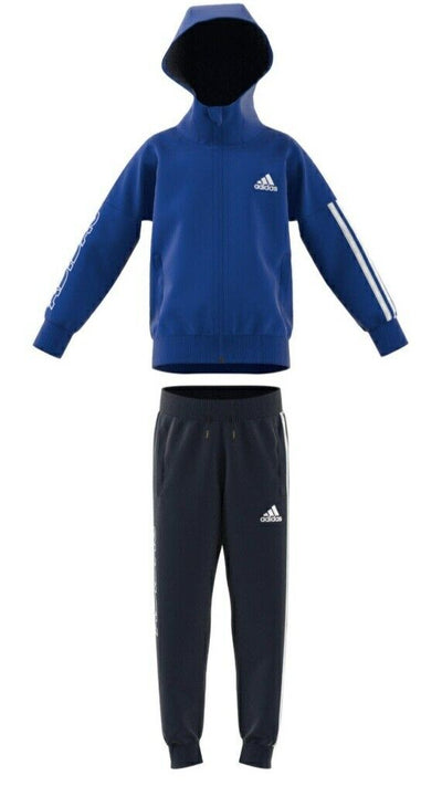 Adidas Boys Tracksuit UK 18-24M Blue/Navy ****Ref V535