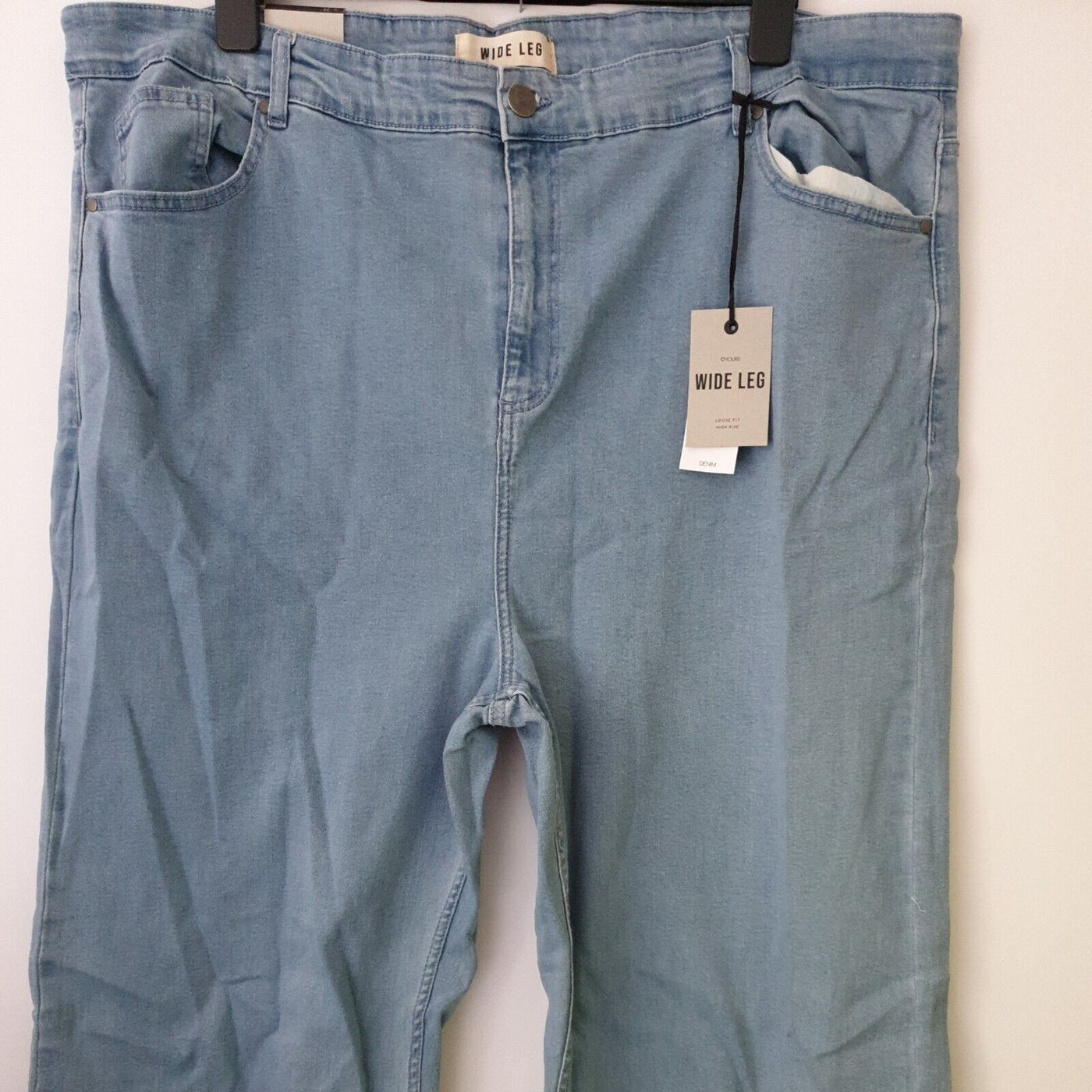 Yours Wide Leg Jeans Loose Fit High Rise. UK 26