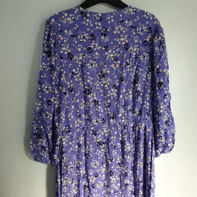 Pieces Curve Midi Wrap Dress Purple Size 44****Ref V393