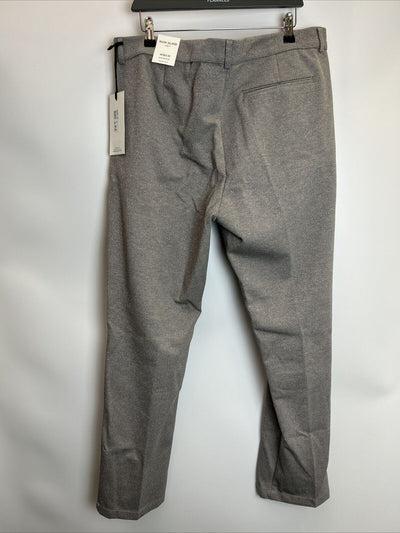 River Island London Slim Fit Smart Baige-light Trousers Size W34/L32.