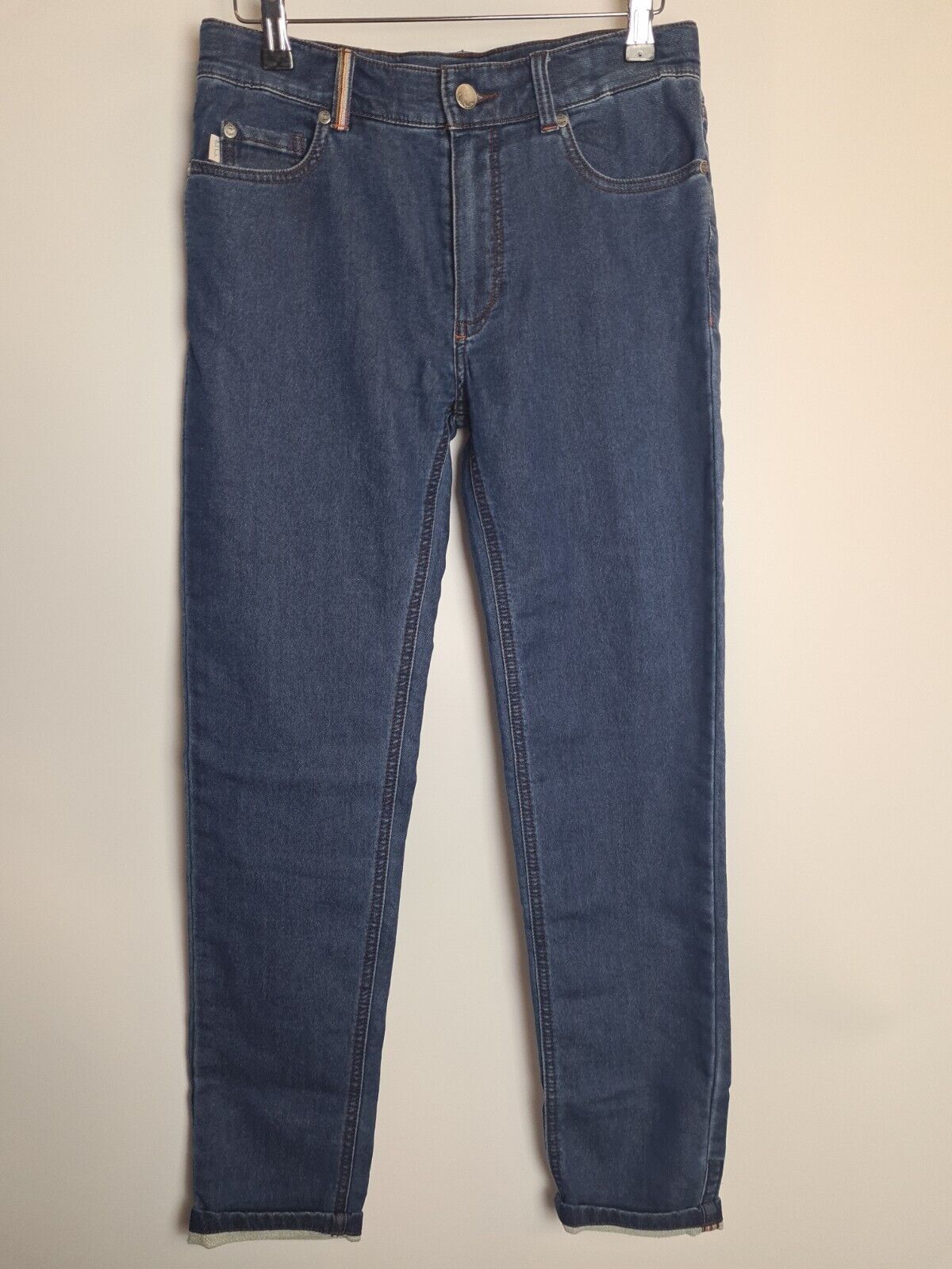 Paul Smith Junior Slim Fit Jeans With Stripe Detail Size 14 Years **** V230