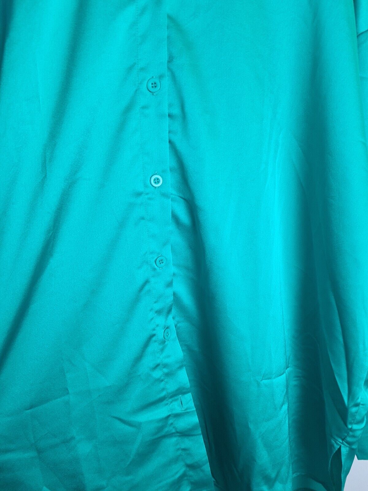 Missguided Emerald Extreme Oversized Shirt Size 12 **** V281