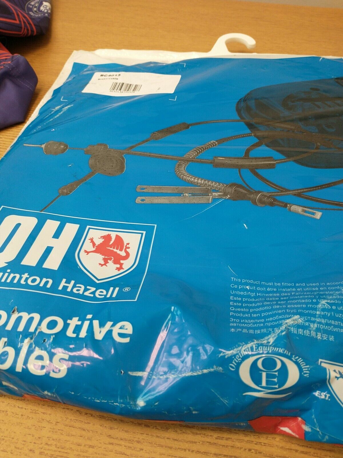 QH BC4015 Brake Cable. New Ref Y