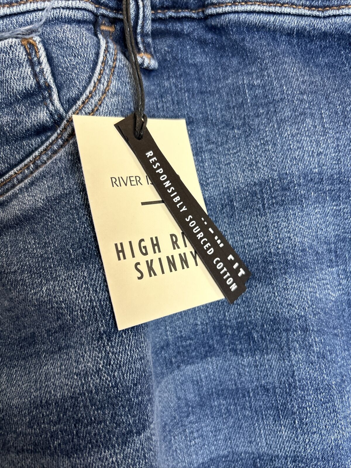 River Island High Rise Skinny Womens Jeans Size 28  **** Ref V54