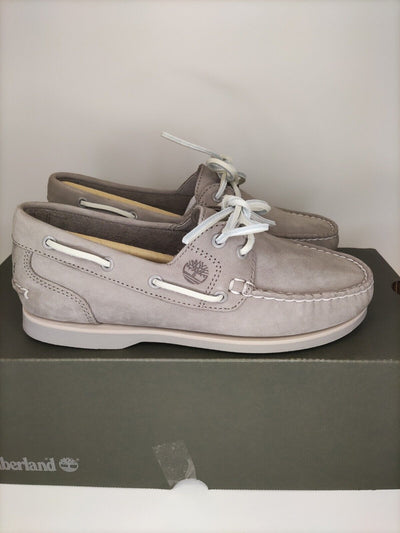 Timberland Classic Boat Shoe. Grey Nubuck. 3.5. ****RefVS1