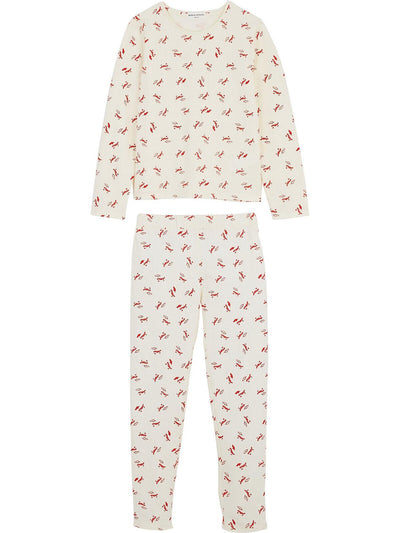 SONIA RYKIEL Kids Printed Nightwear Lea Set - White. 8 years. **** SW20