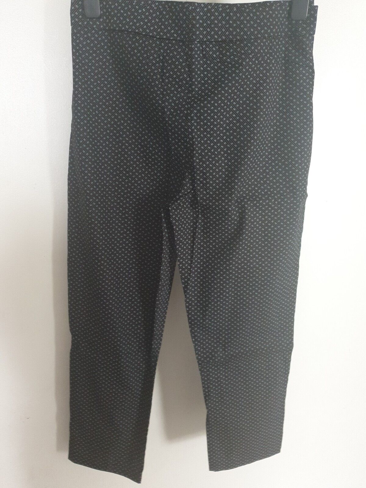 Giorgio Di Mare Black Pure Cotton Crop Trousers 40W Size L Ref A13