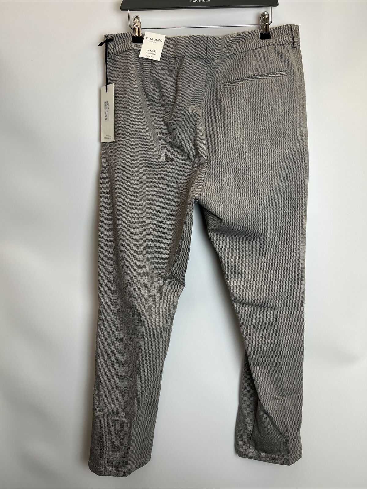 River Island London Slim Fit Smart Baige-light Trousers Size W38/L32****Ref V232