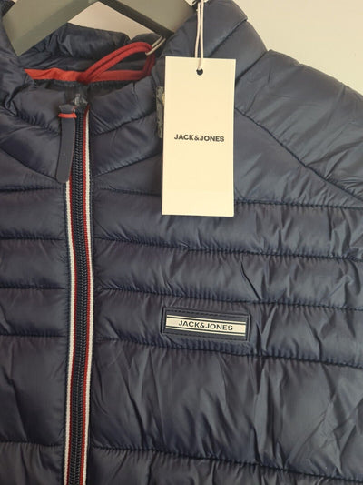 Jack & Jones Navy Gilets Mens Size Small **** V337