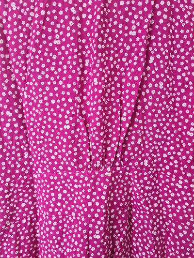 Nobodys Child Curve Alexa Ditsy Print Mini Dress Pink Floral Size 20 **** V290