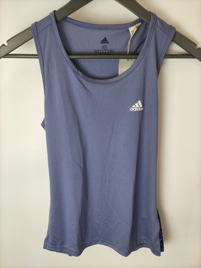 adidas AEROREADY Designed to Move Racerback Tank Top. Purple. UK XS.****V29