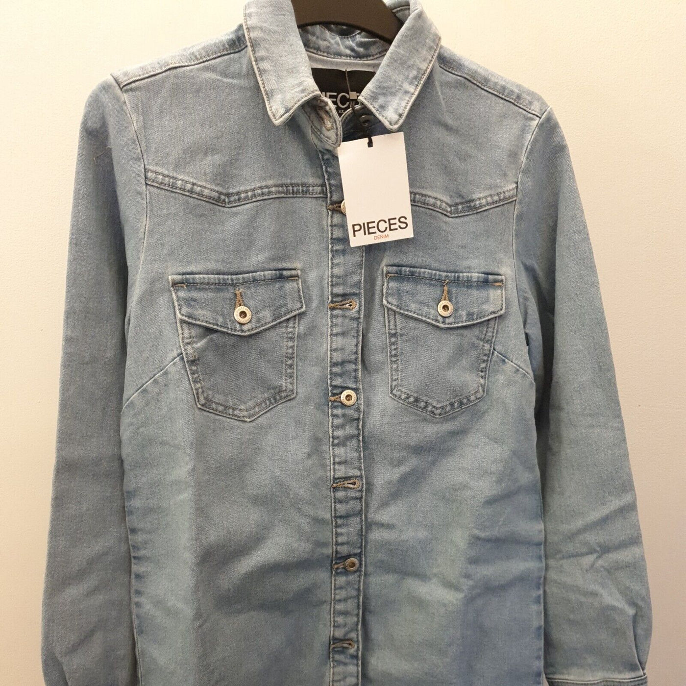 Pieces Denim jacket Dress Blue Size XS****Ref V2