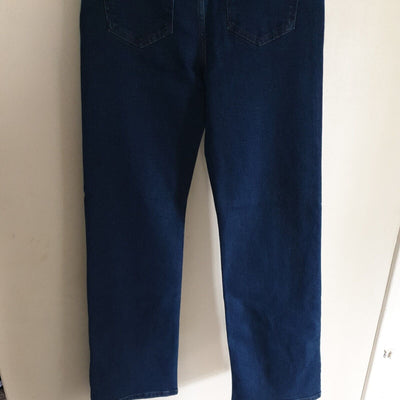 na-kd Straight Leg High Waisted Jeans Mid Blue Size 10****Ref V205