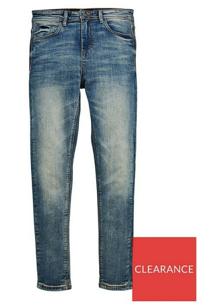 Boys Super Skinny Jeans Mid Blue Uk 6yrs****Ref V419