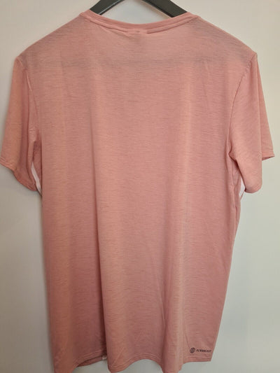 Adidas Performance Wtr Icns 3 Stripes Pink T-Shirt Size Medium **** V35