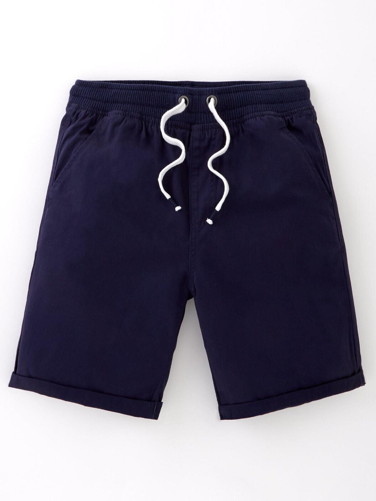 Boys Ribbed Waist Navy Pull On Chino Size 11 Years ** V525