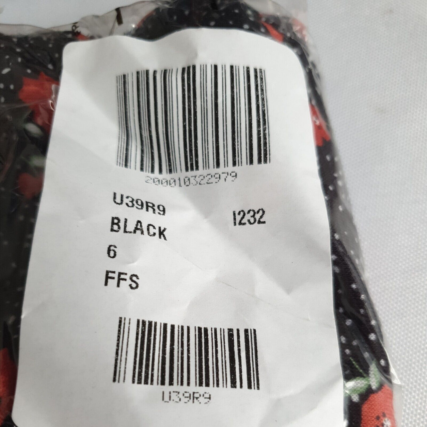 In The Style Black Floral Print Dress Uk6****Ref V26