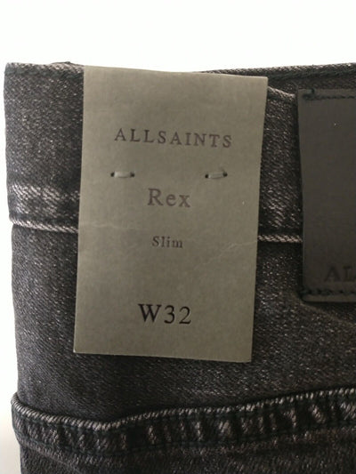 All Saint's Men's Rex Washed Black Jeans W32 **** Ref V522