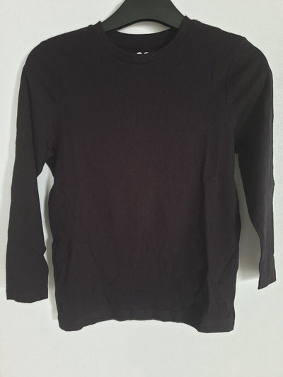 Boys 3-pack Long-sleeve Tops Black/White Uk 9yrs****Ref V490