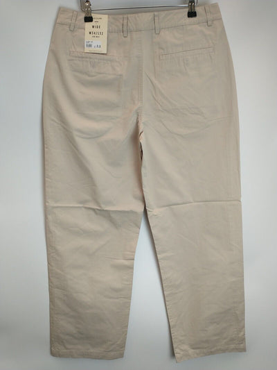 River Island Wide Chino Trousers Men's Size 34R **** V32