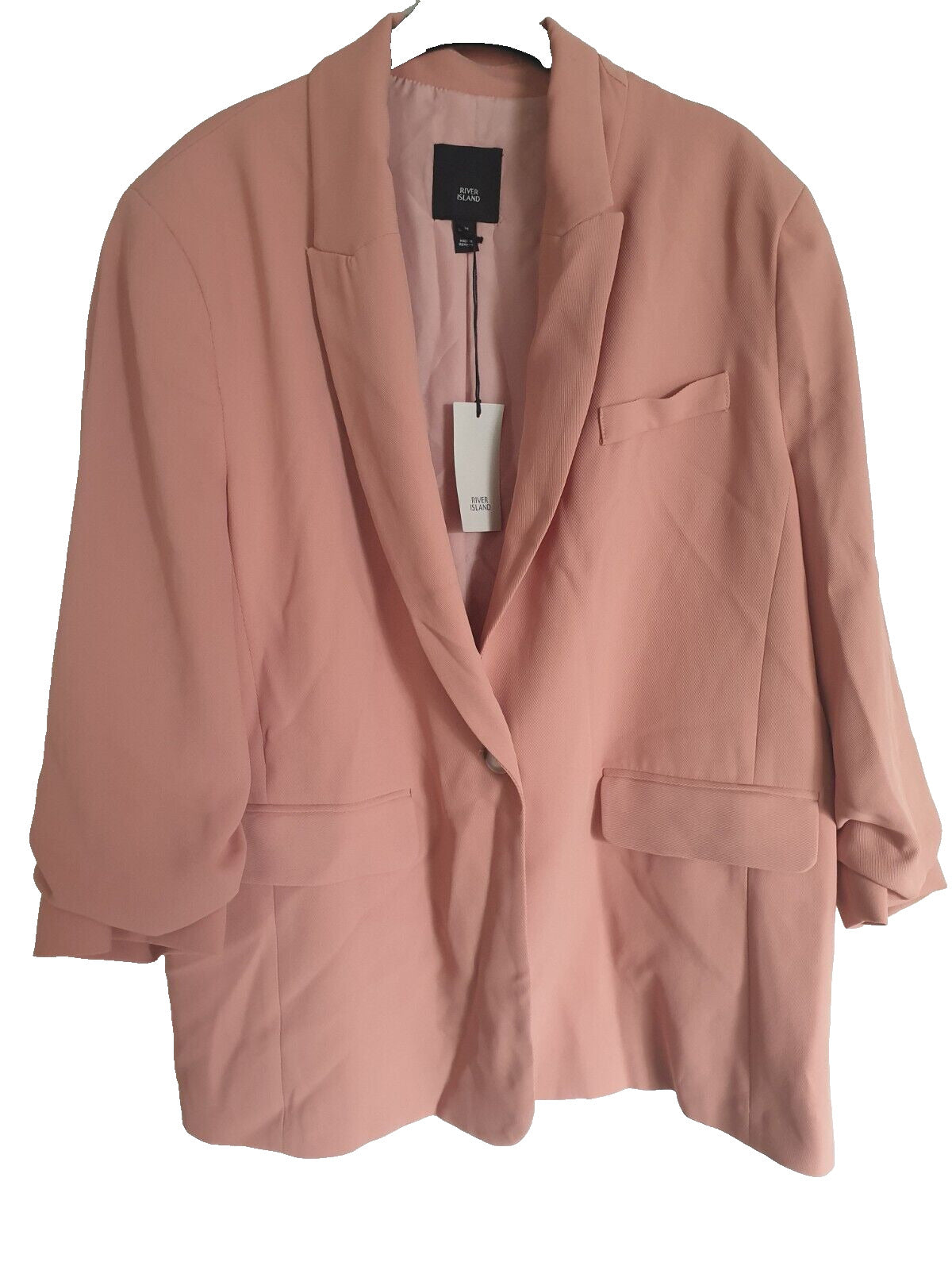 River Island Light Pink Blazer UK 10