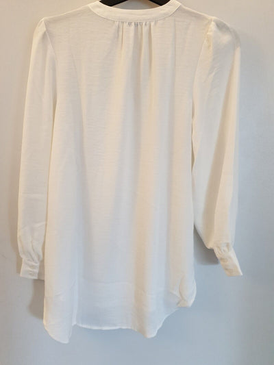 Cream Blouse Womens Uk10****Ref V555