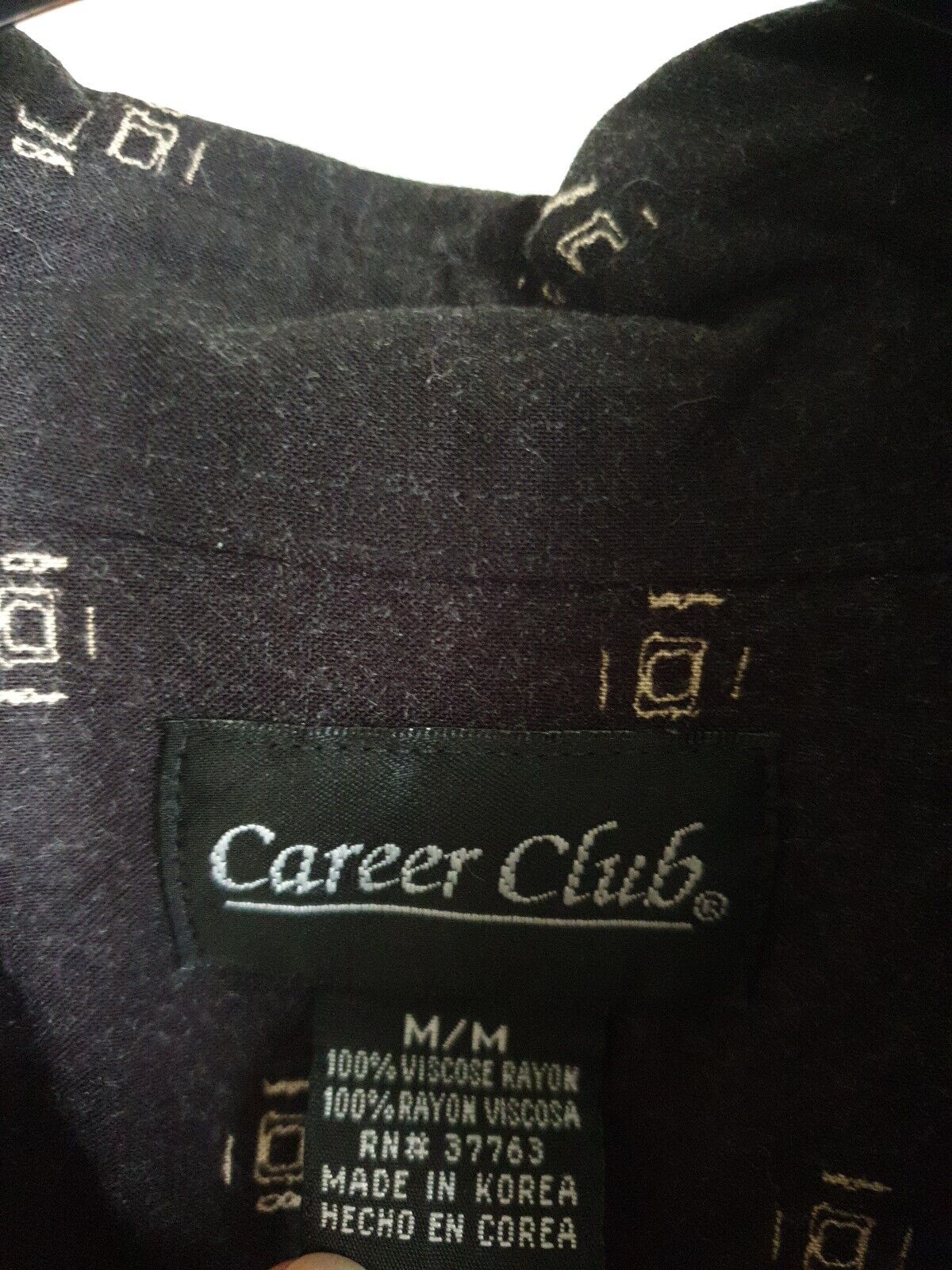 Career Club Shirt Size M Mens Ref W1