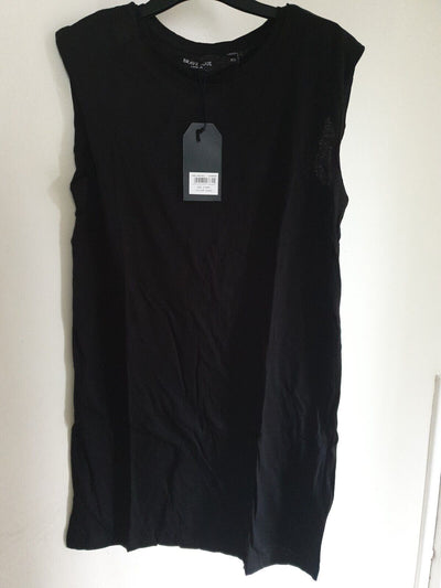 brave soul XS Black Tshirt Dress Ref Hv18