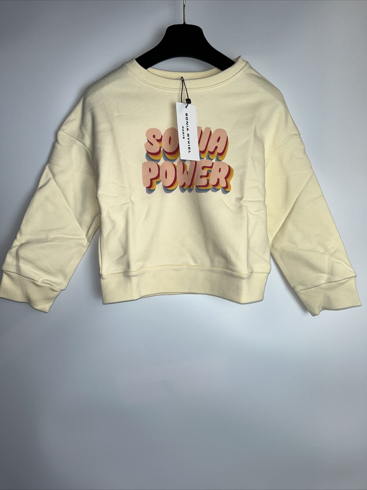 Sonia Rykiel Yellow Logo Sweatshirt. UK 6 Years **** Ref 215