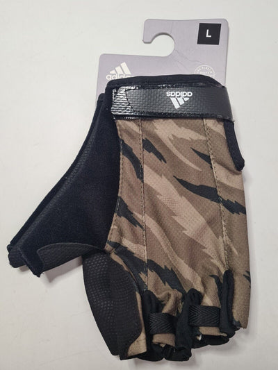 Adidas Mens Camo Green Training Gloves Size Large **** V225