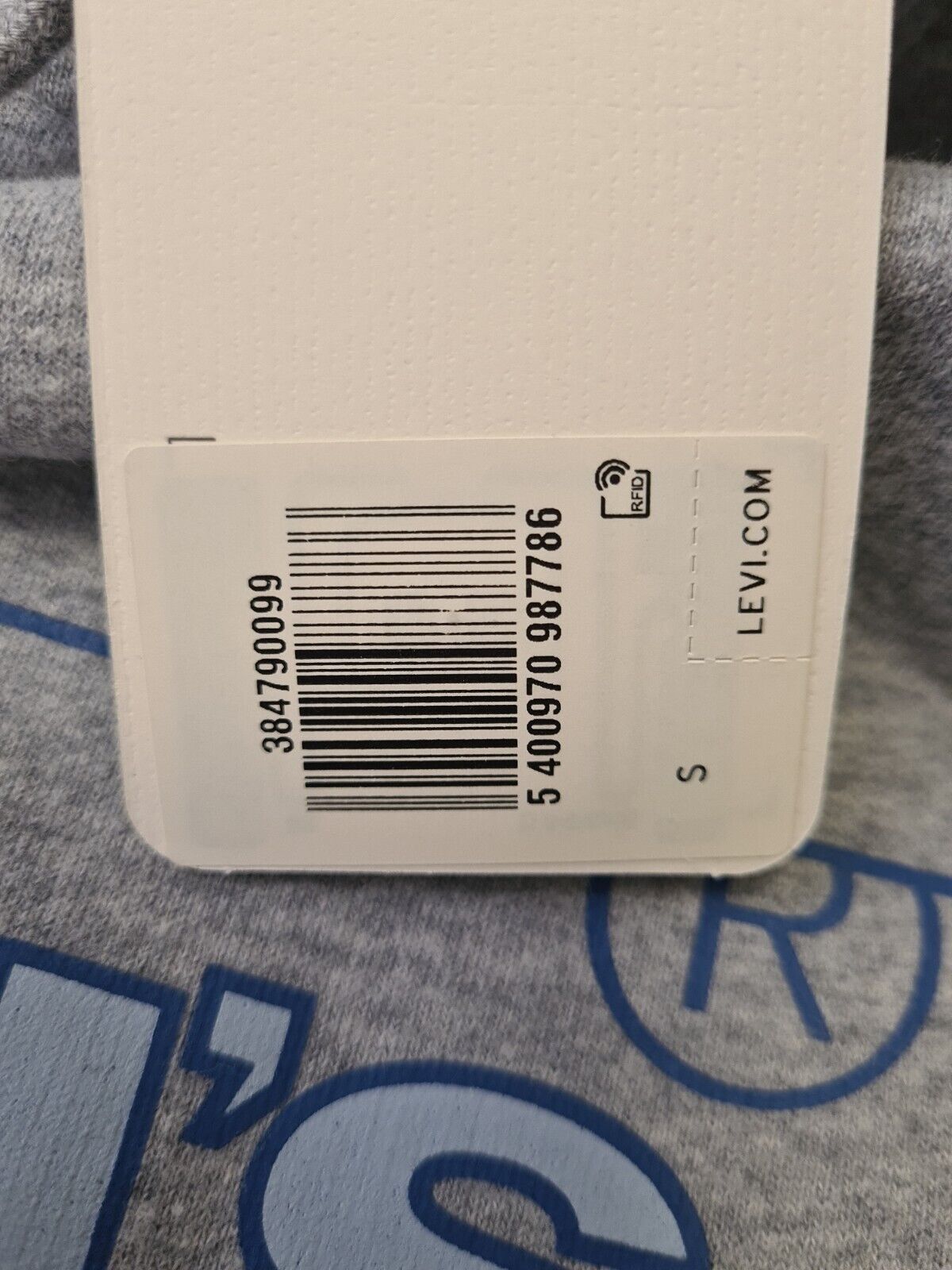 Levi's Unisex Grey Hoodie Size Small ****V31